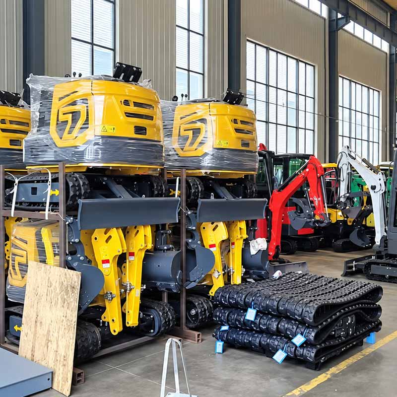 Machinery components and equipment prepared for orders