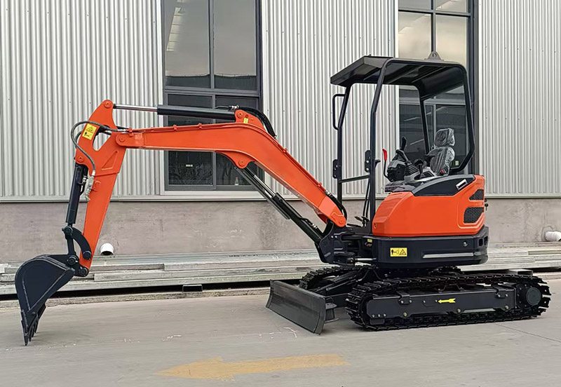 Compact excavator for model evaluation and trial orders