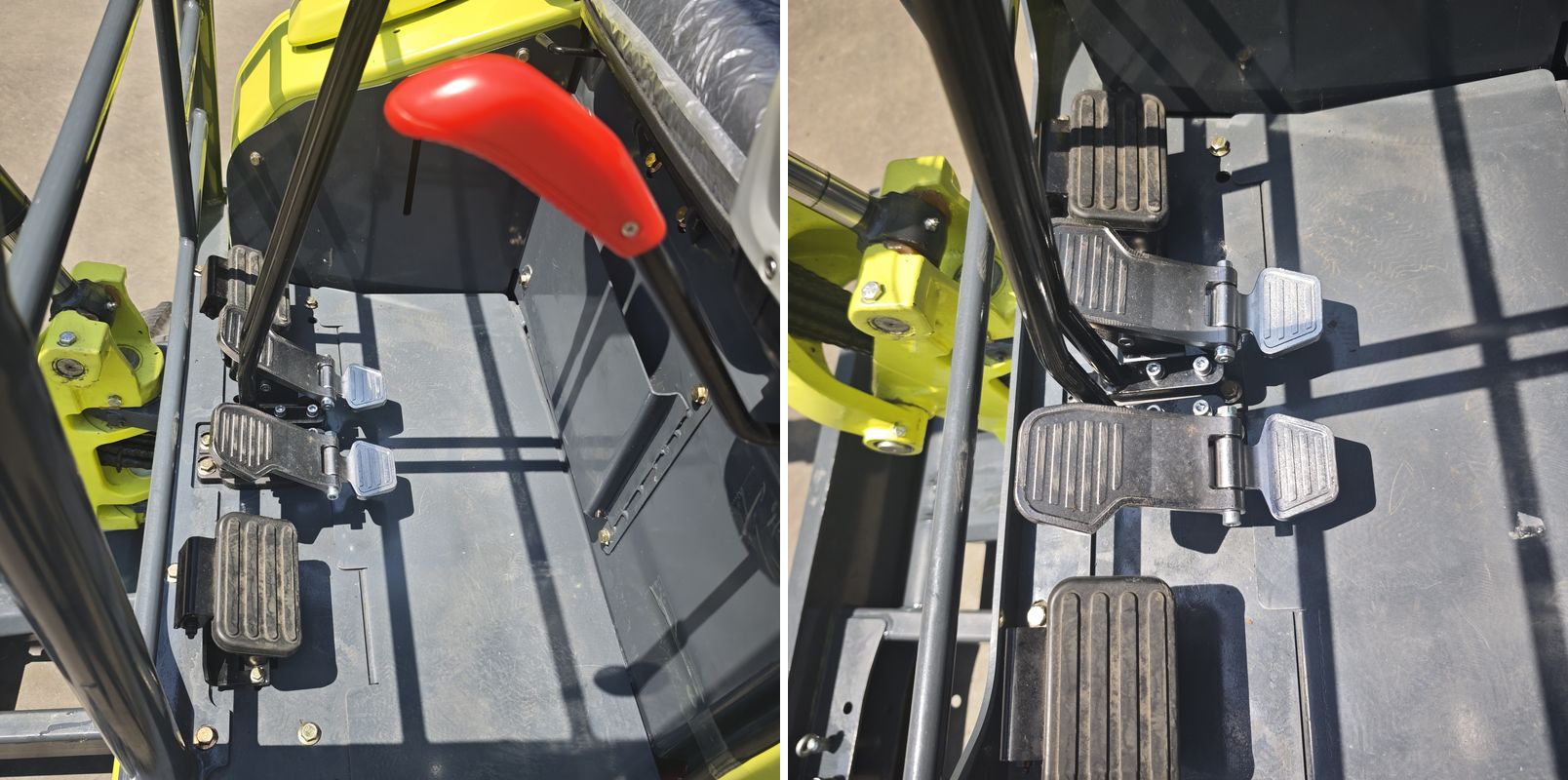 GW18 mini excavator detail photographs 7 and 8