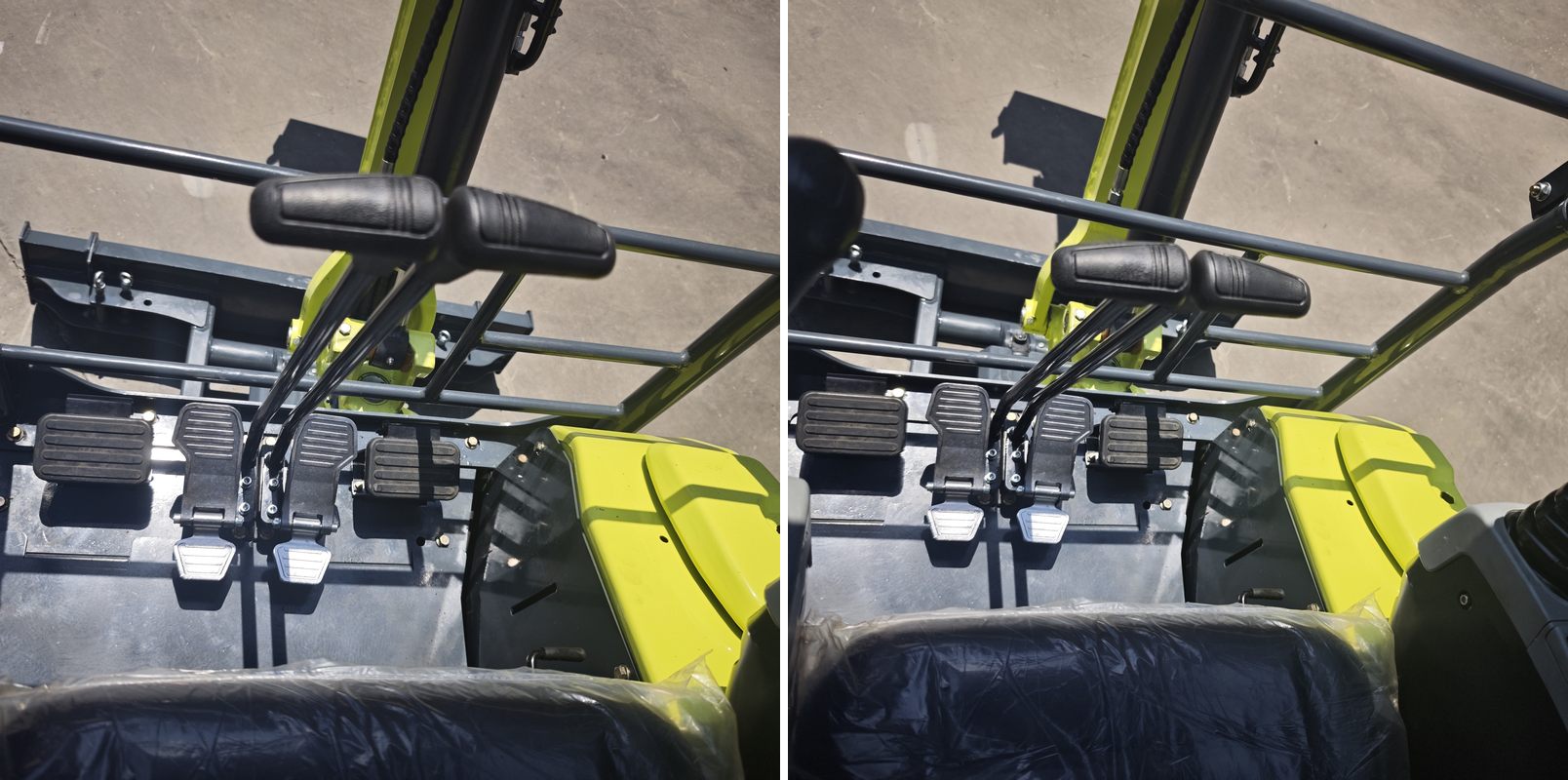 GW18 mini excavator detail photographs 11 and 12