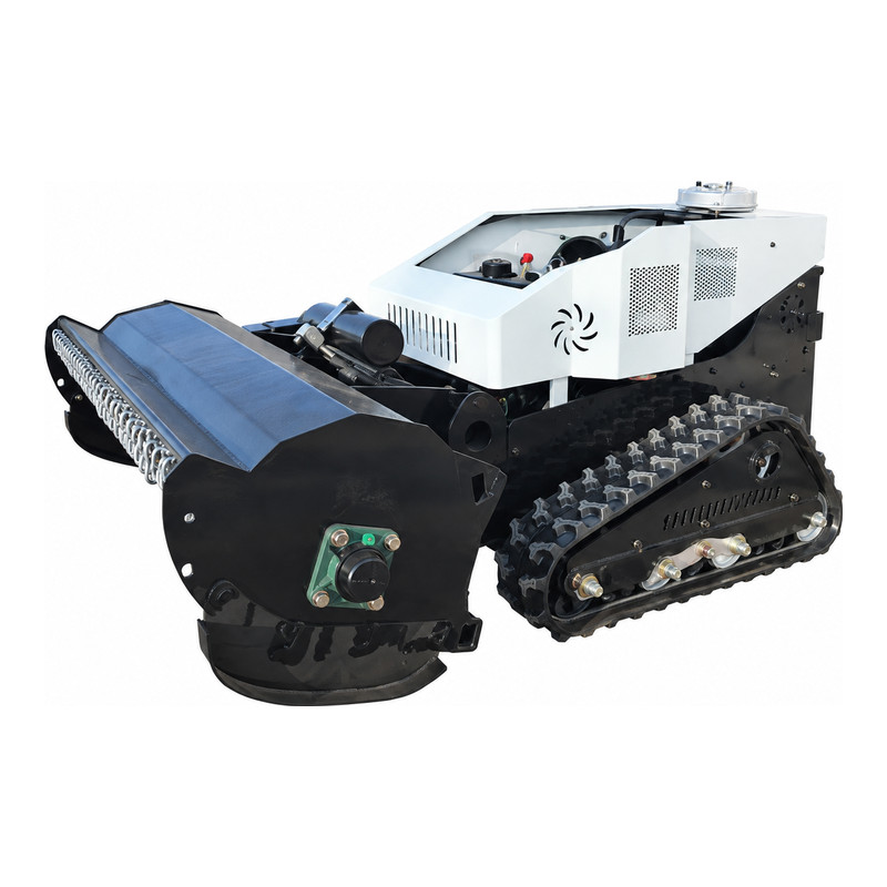 Remote-Controlled Diesel Brush Cutter - White (800/1000) on a white background